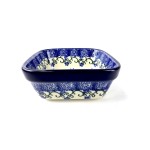 428 Bunzlau vierkant schaaltje 9,5 x 9,5 cm 1833X 428 Kleine vierkante schaaltjes 9,5 x 9,5 cm